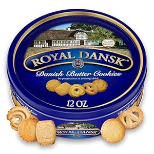 Royal Dansk Danish Butter Cookie Selection, 12 oz Tin